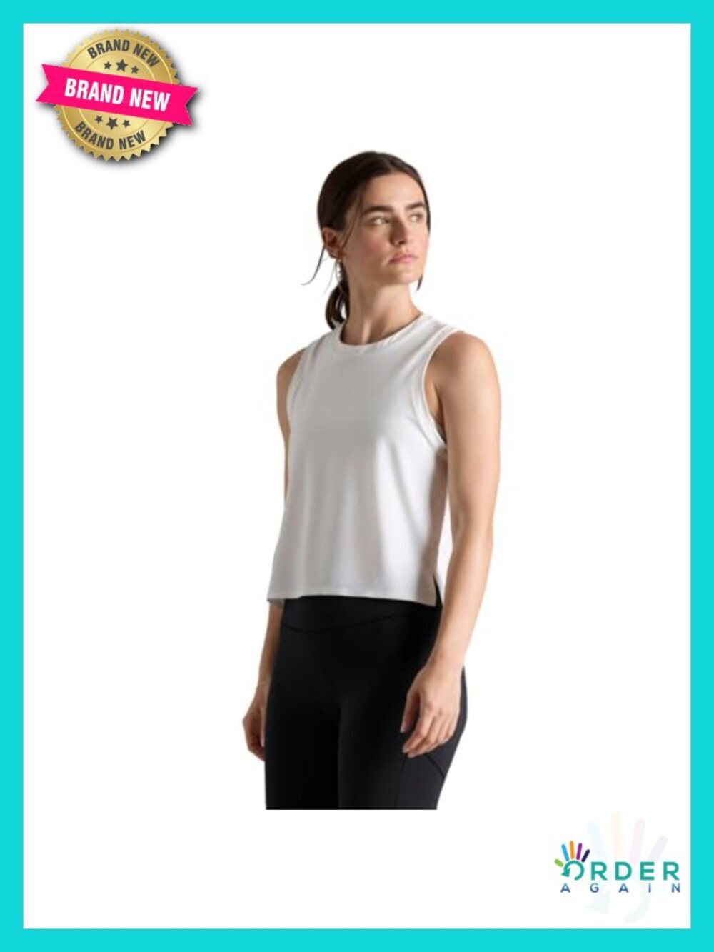 Serene Fitted Tank Top - 4-Way Stretch, Anti-Odor, Chafe-Free